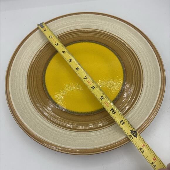 Mikasa Serving Platter Plate Nature's Song C1057 Buttercups 12.25” Retro Yellow‎ - Picture 3 of 5